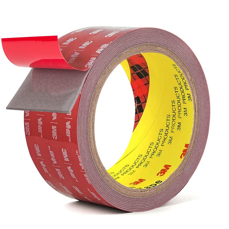 Hasaky Double Side Tape Heavy Duty,2in x 10ft Mounting Tape Strong Adhesive Double Sided Tape Waterproof Foam Tape for LED Strip Light, Picture Hanging Strips for Wall - Image 1